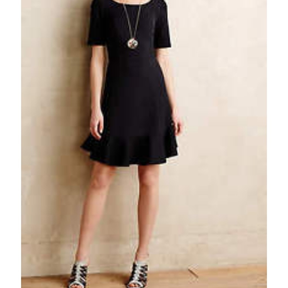 Anthropologie HDinParis Marcelline flounced sheath